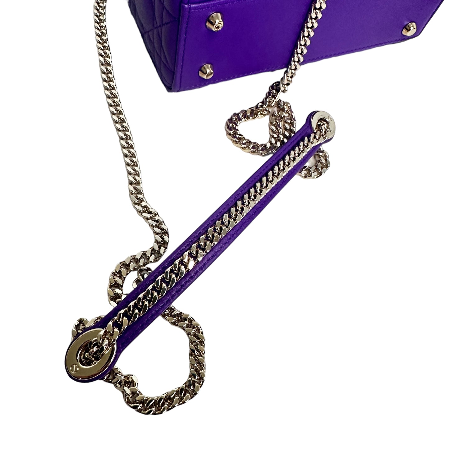 Mini Purple Lady Dior Bag