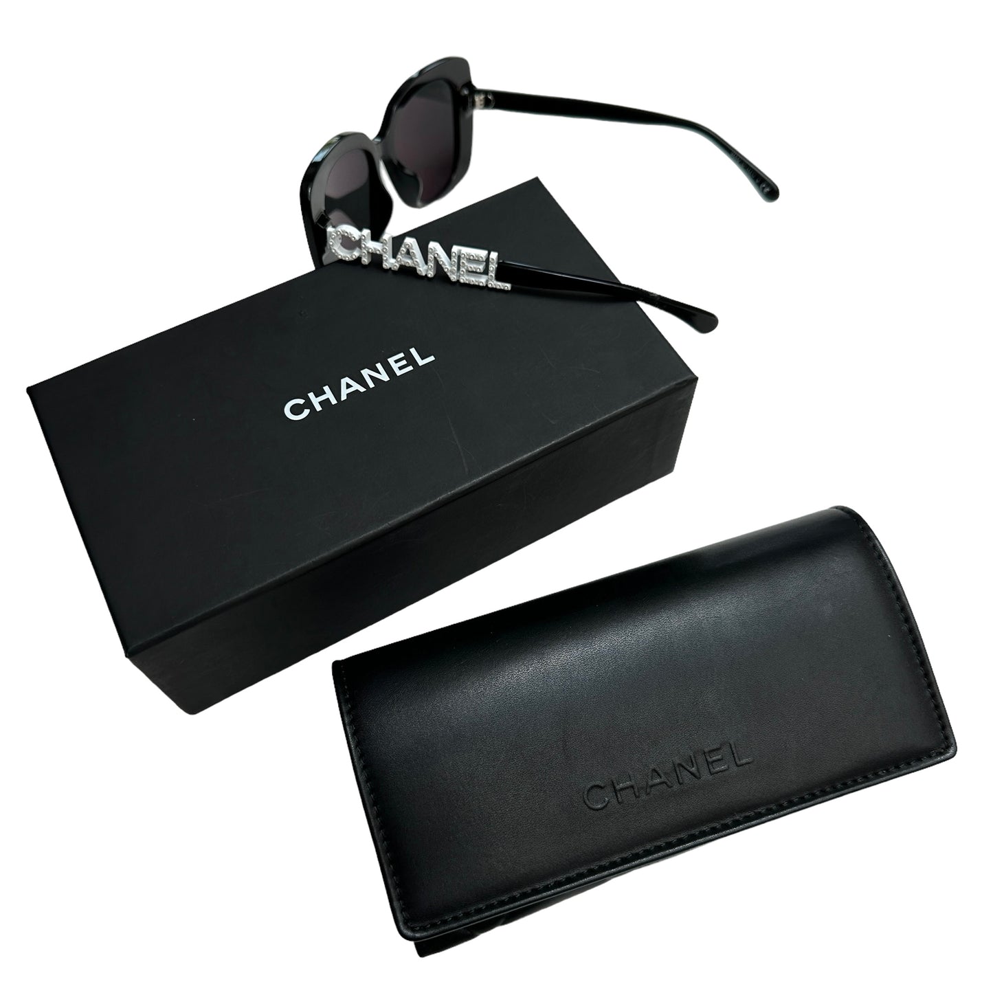 Oversized Logo Sunglasses