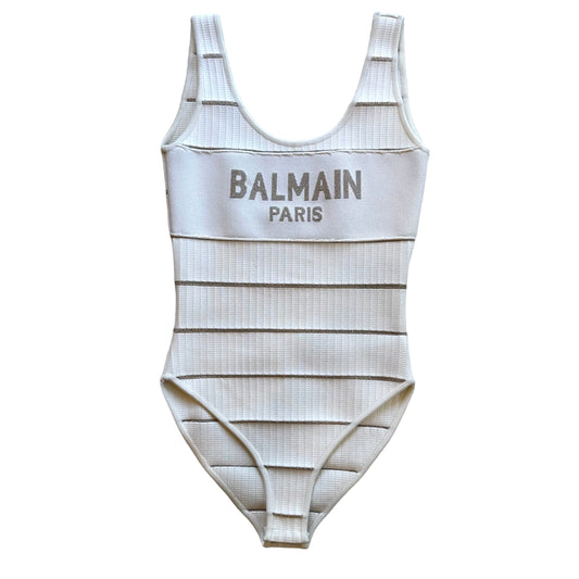 White Logo Bodysuit - S