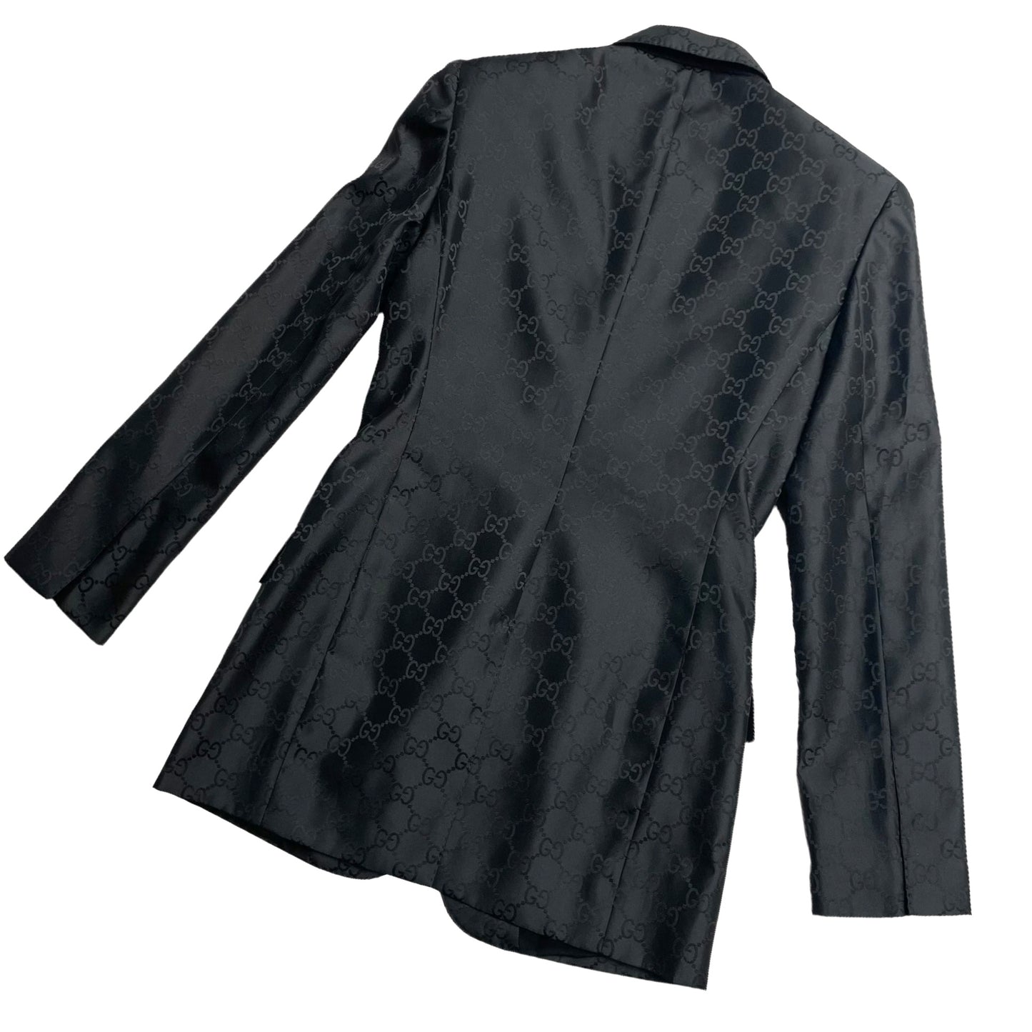 Black GG Monogram Blazer - S/M