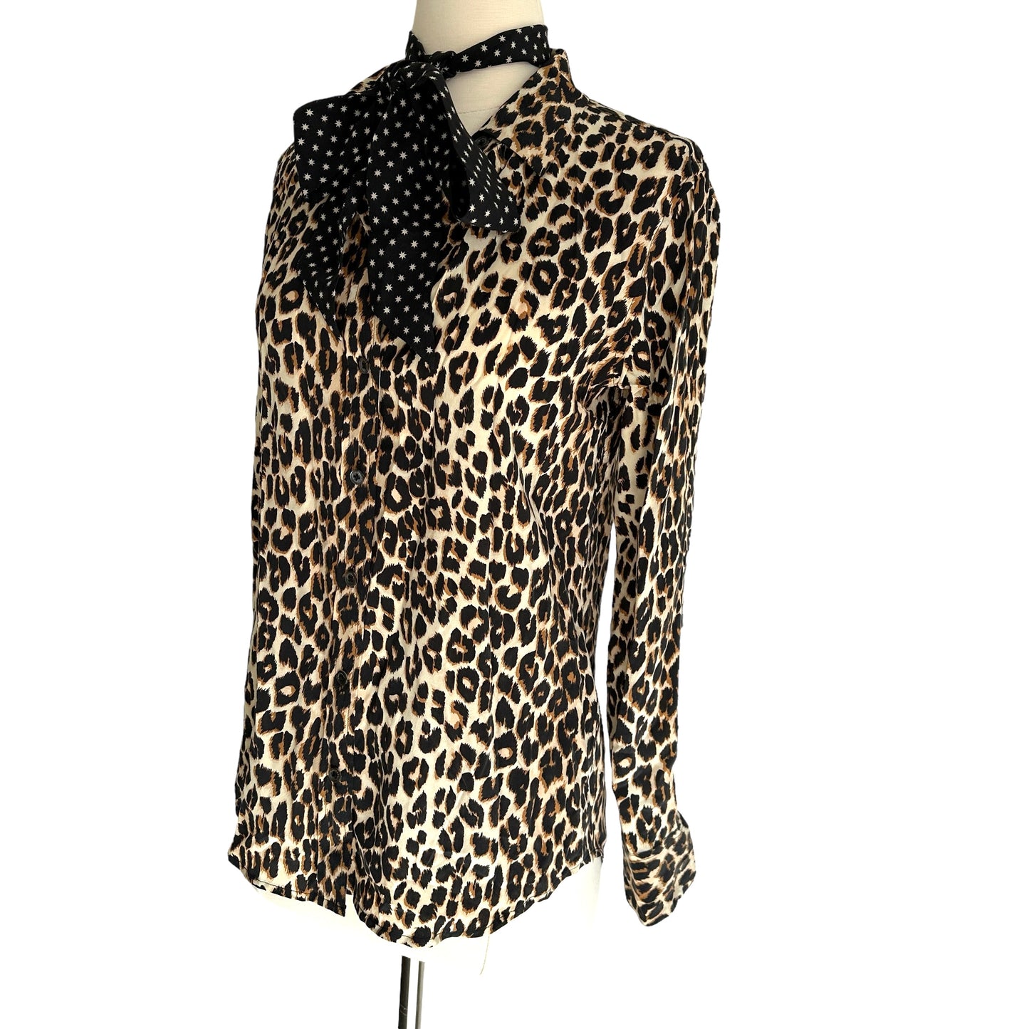 Kate Moss Leopard Shirt - XS