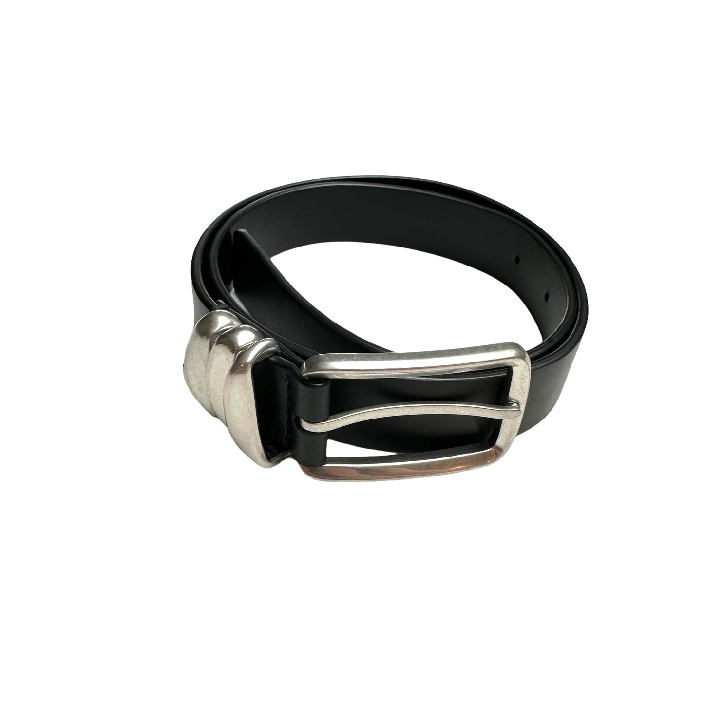 Black Leather Belt - S