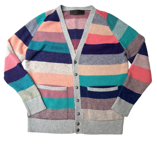 Cashmere Striped Cardigan - S