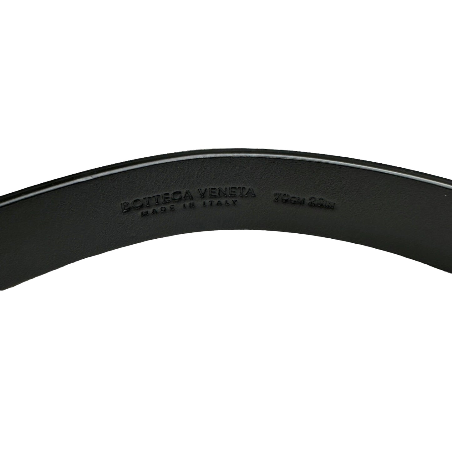 Black Leather Belt - S