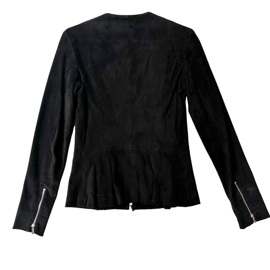 Black Suede Jacket - S