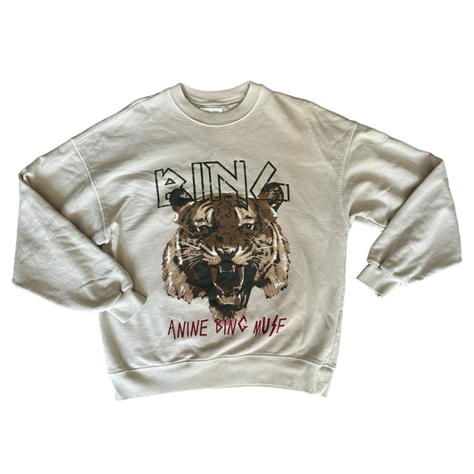 Tiger Print Sweatshirt - S