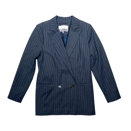 Oversized Navy Blazer - XS