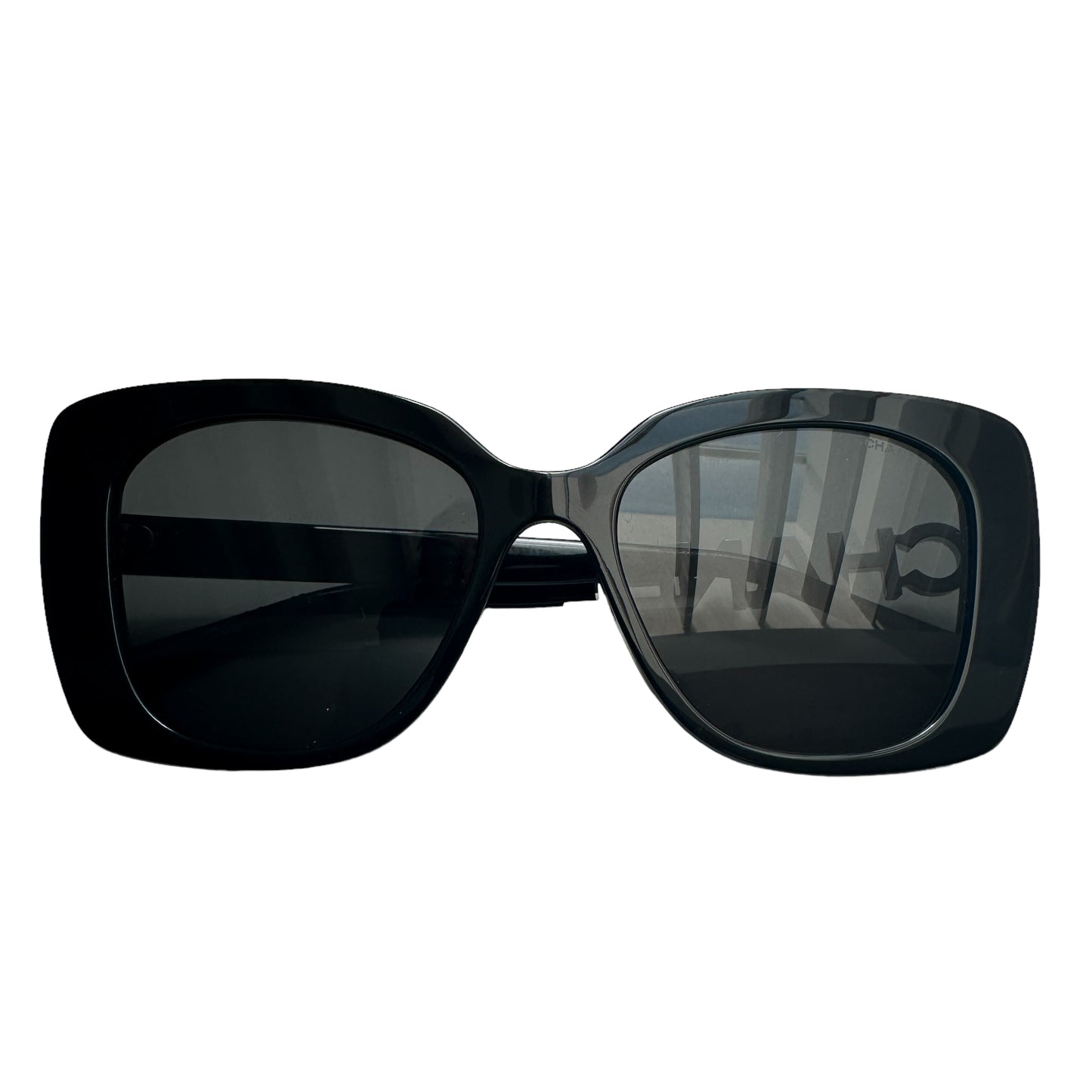 Oversized Logo Sunglasses