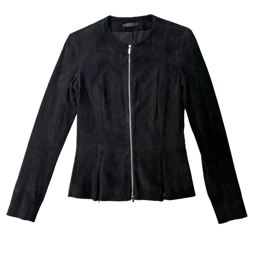 Black Suede Jacket - S