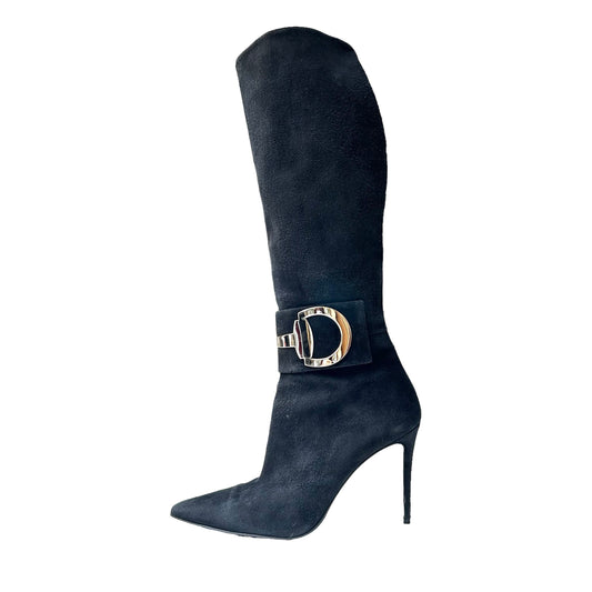 Vintage Heeled Boots - 10