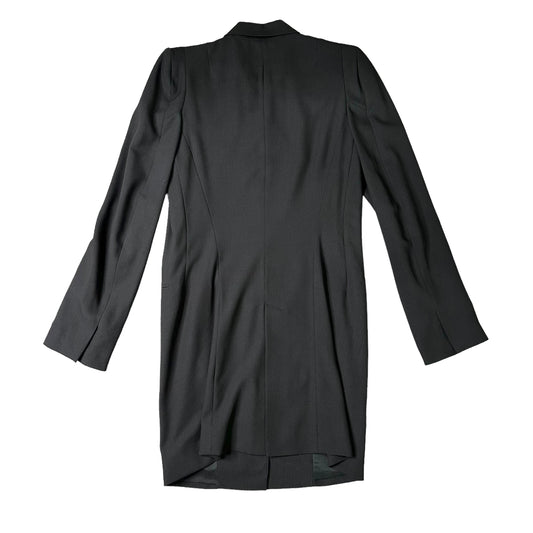 Black Wool Coat - M