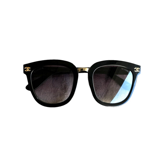 Oversized Black Sunglasses