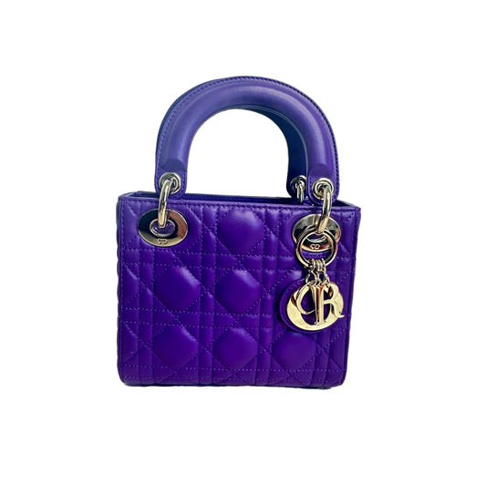 Mini Purple Lady Dior Bag