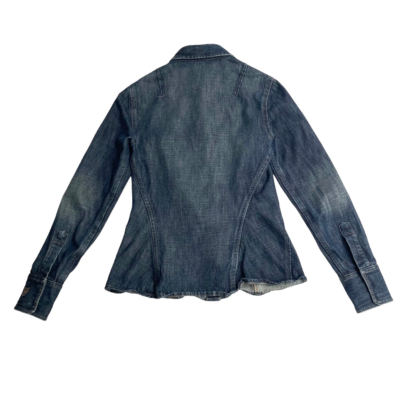 Blue Wash Denim Shirt - M