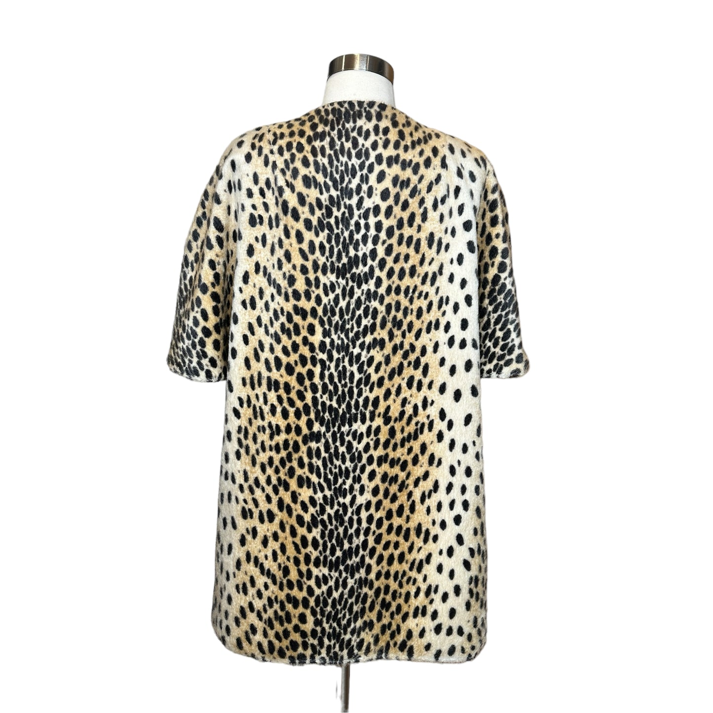 Leopard Faux-Fur Vintage Jacket - 10