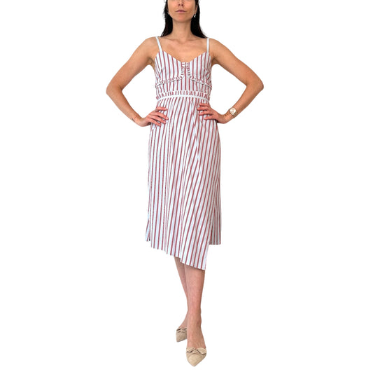 Blue & White Striped Dress - XS