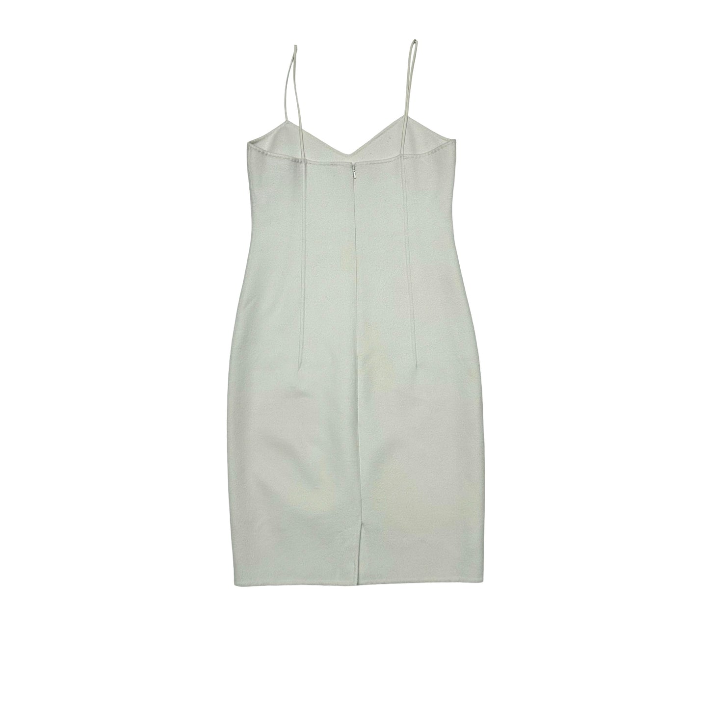 White Cashmere Dress - S/M