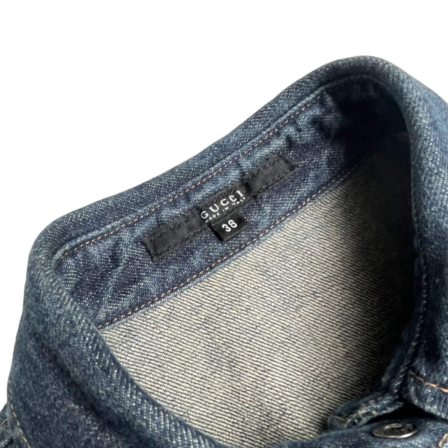 Blue Wash Denim Shirt - M