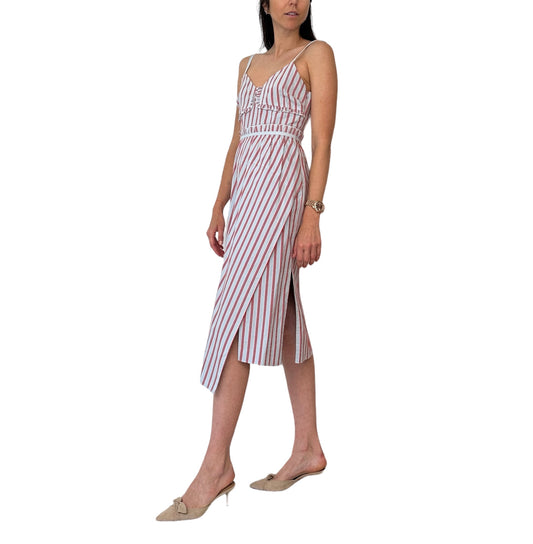 Blue & White Striped Dress - XS