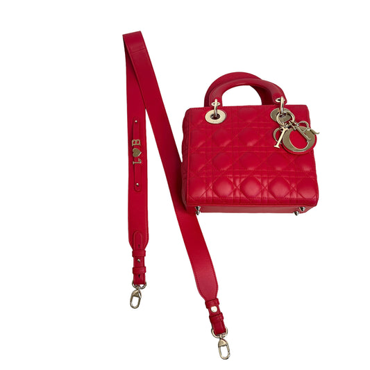 Small Lady Dior Bag w/Strap