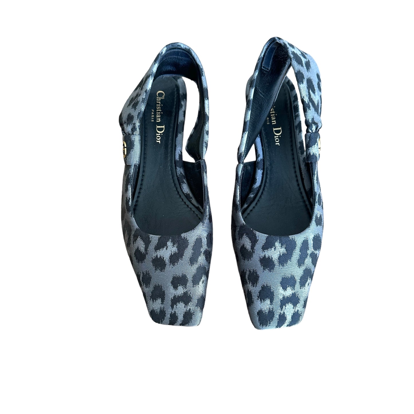 Leopard Slingback Shoes - 8.5