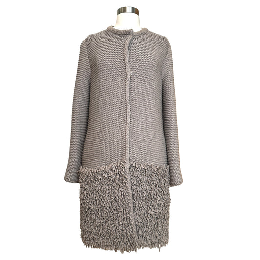 Taupe Long Jacket - M