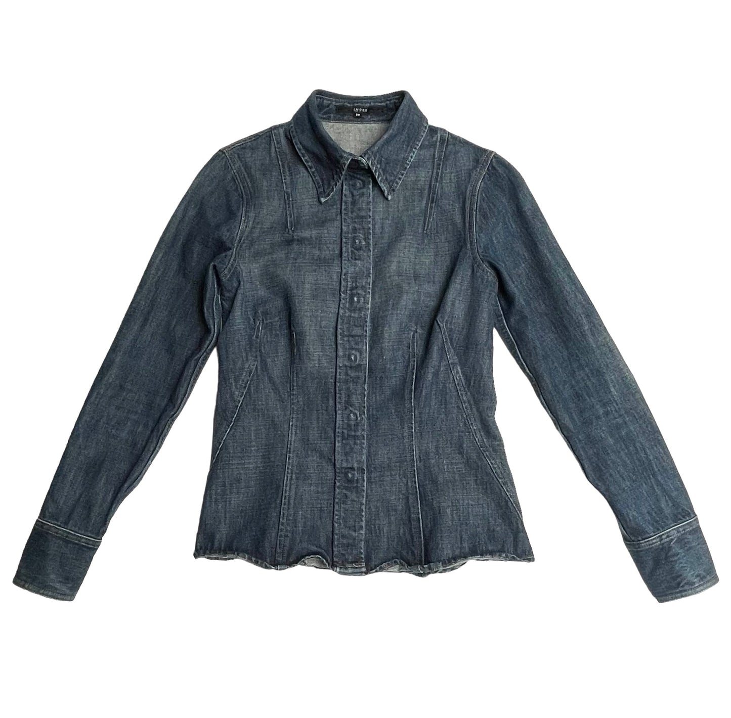 Blue Wash Denim Shirt - M