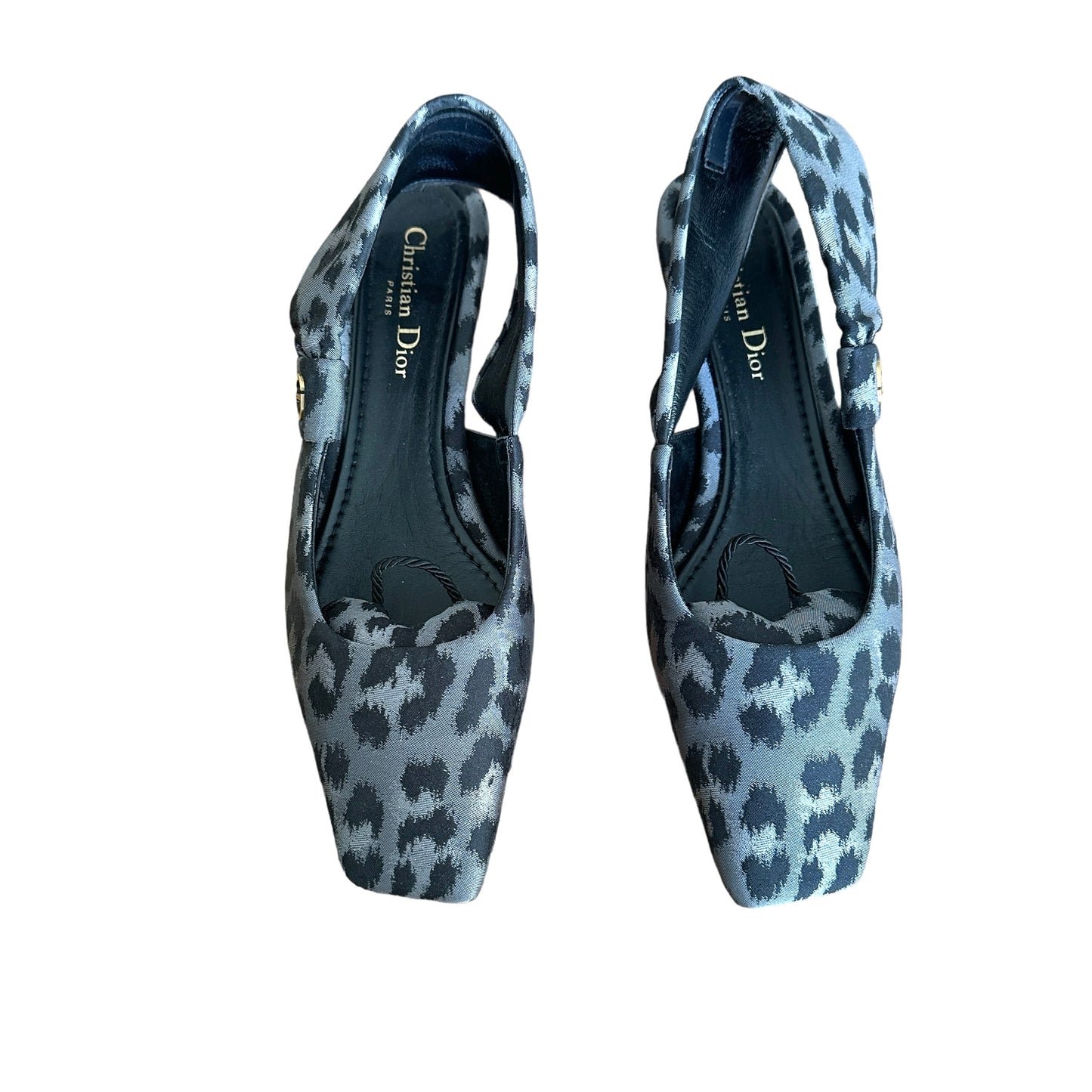 Leopard Slingback Shoes - 8.5