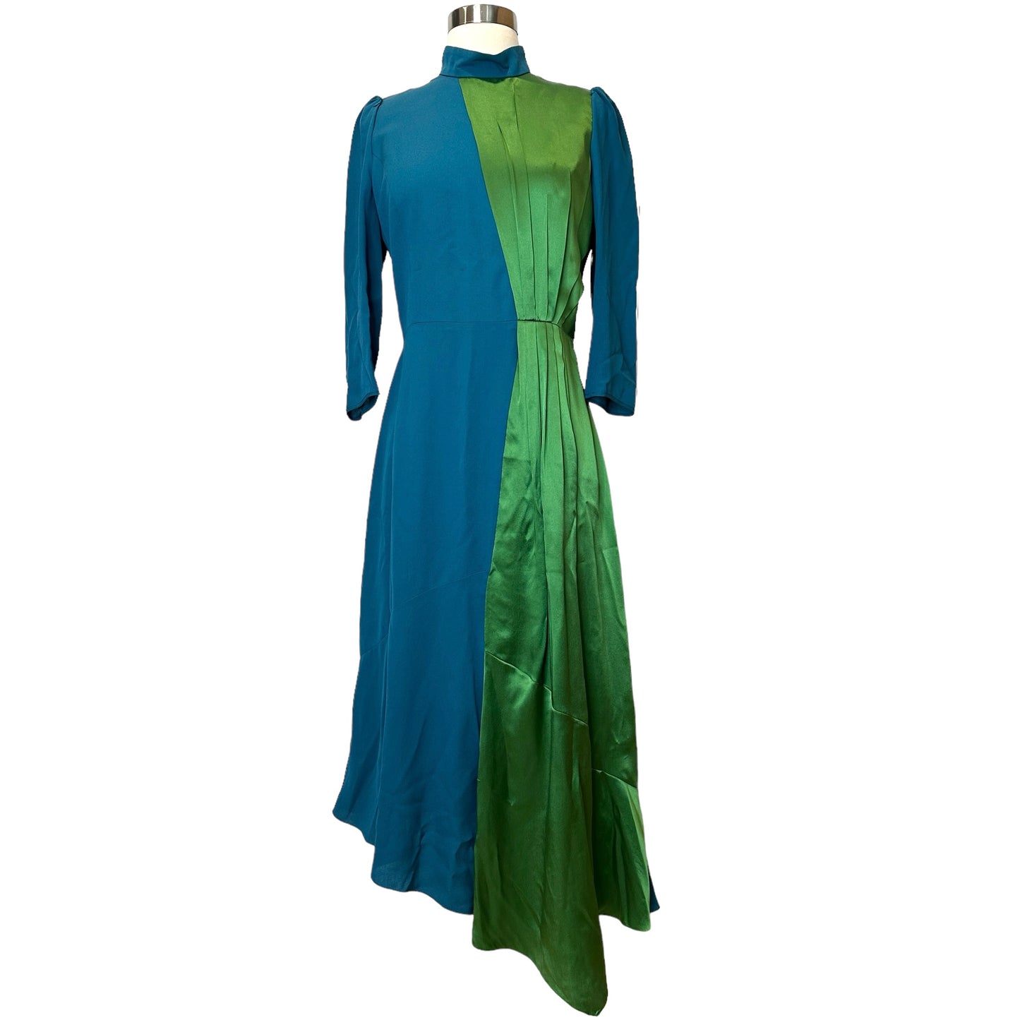 Blue & Green Dress - S