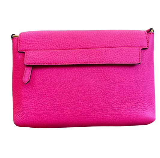 Neon Pink Leather Bag