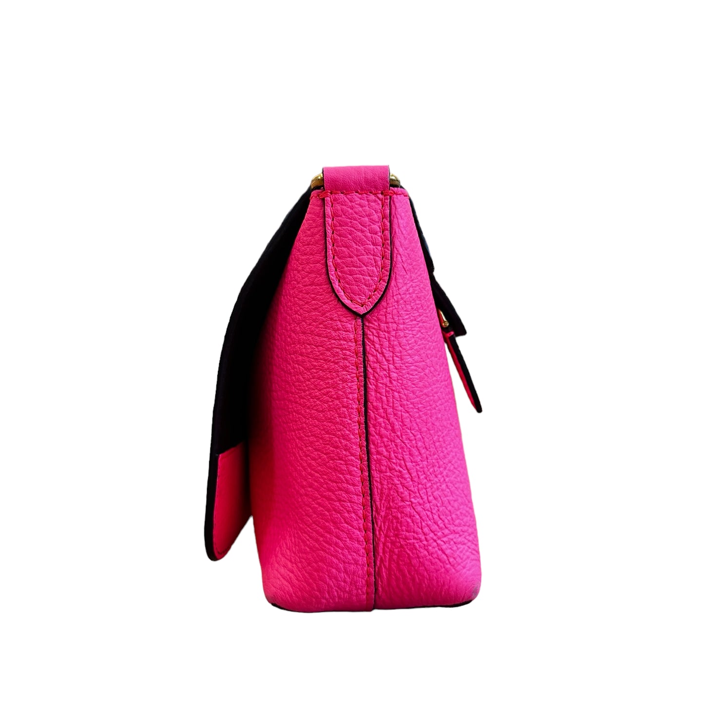 Neon Pink Leather Bag