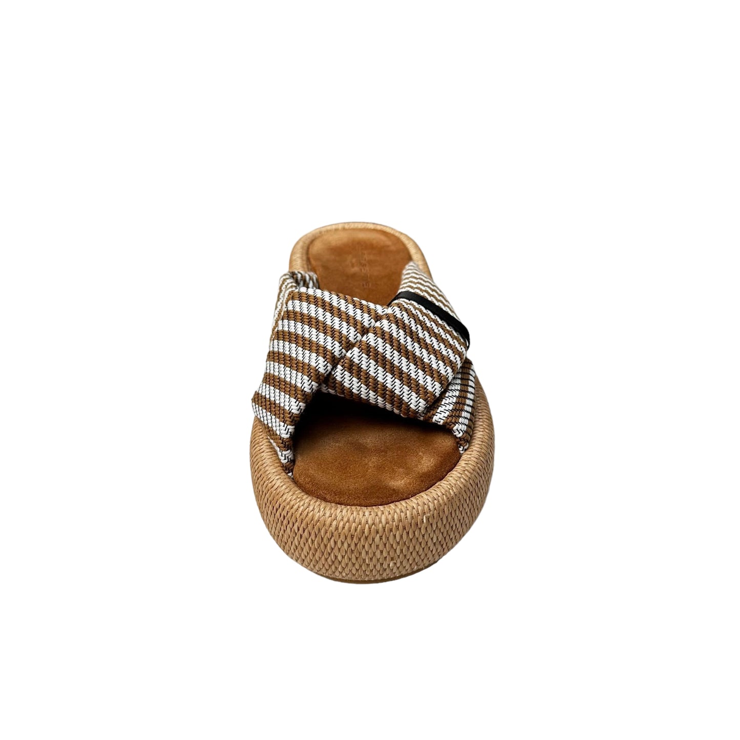 Raffia & Suede Slides - 8