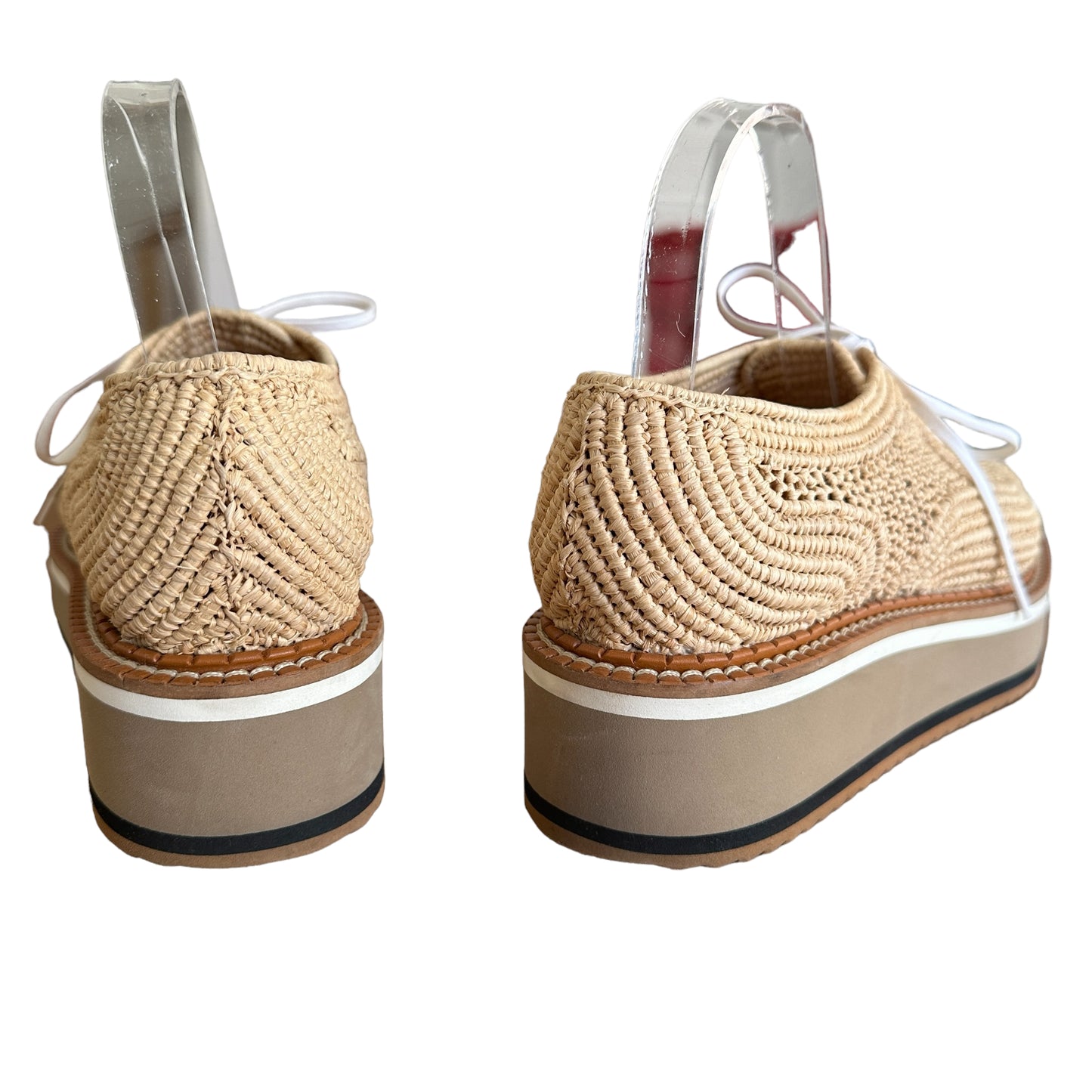 Revolve Raffia Platform Raffia Platform Loafers - 10 | DetachWithLove