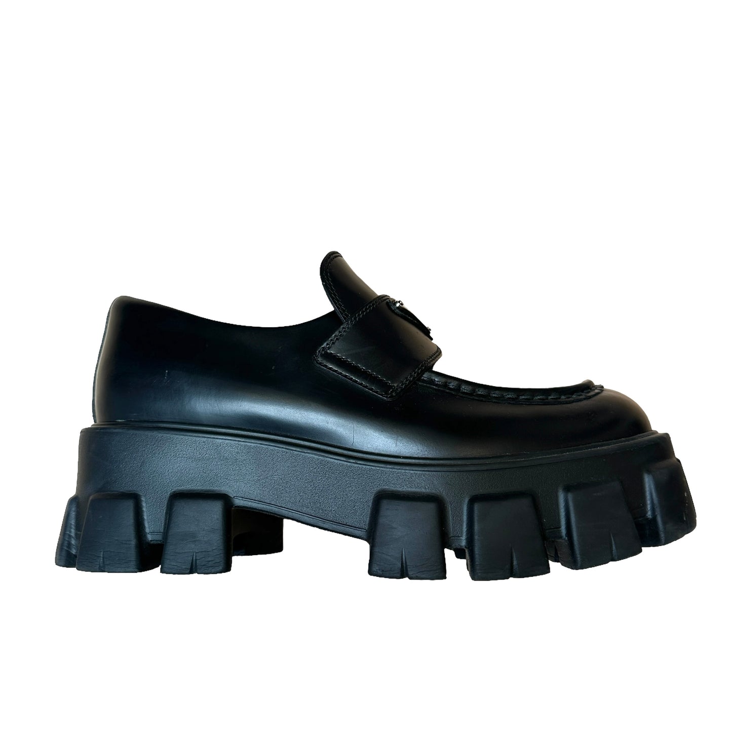 Black Chunky Loafers - 7.5