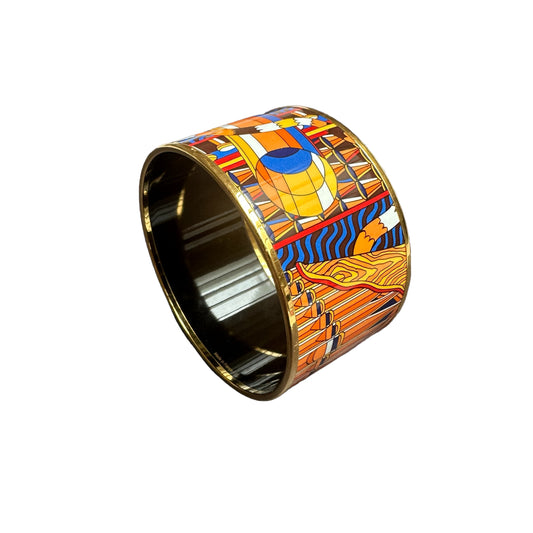 Extra Enamel & Gold Bangle - S