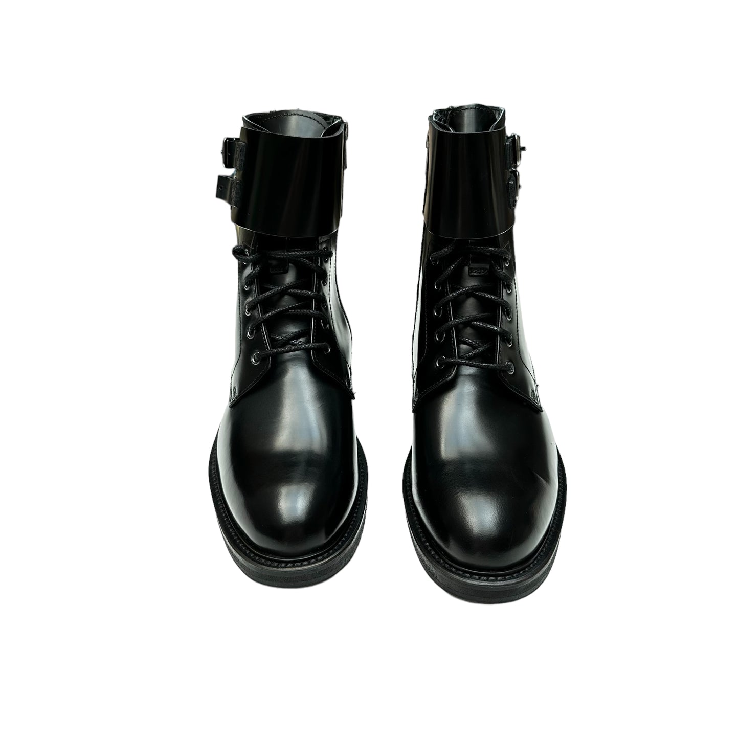 Black Leather Boots - 8