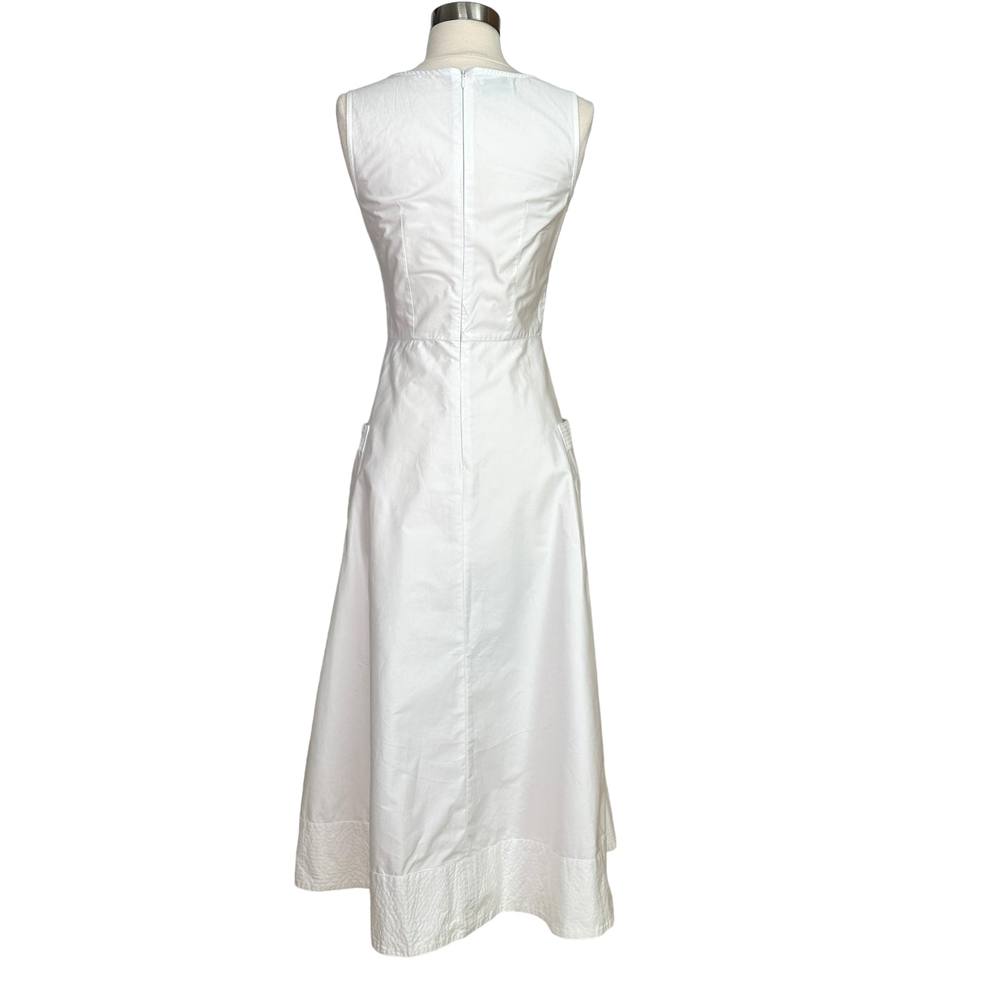 White Pockets Dress - XS