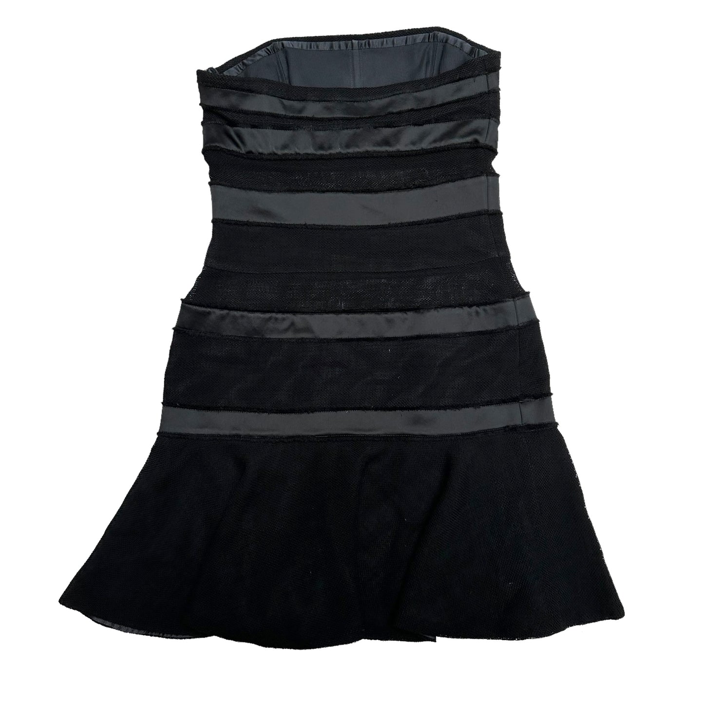 Black Bustier Dress - XS