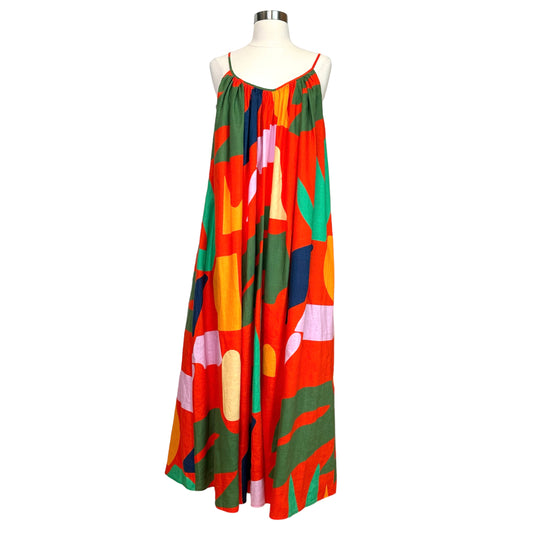 Maxi Linen Resort Dress - M