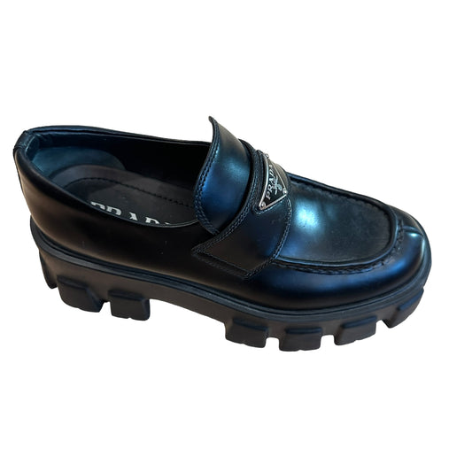 Black Chunky Loafers - 7.5