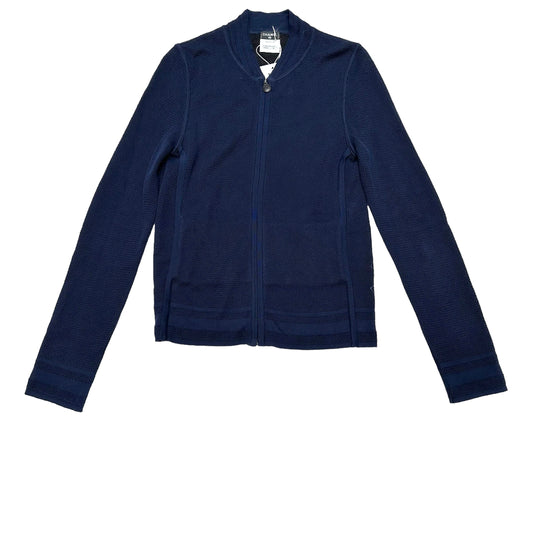 Navy Zipper Sweater - S/M
