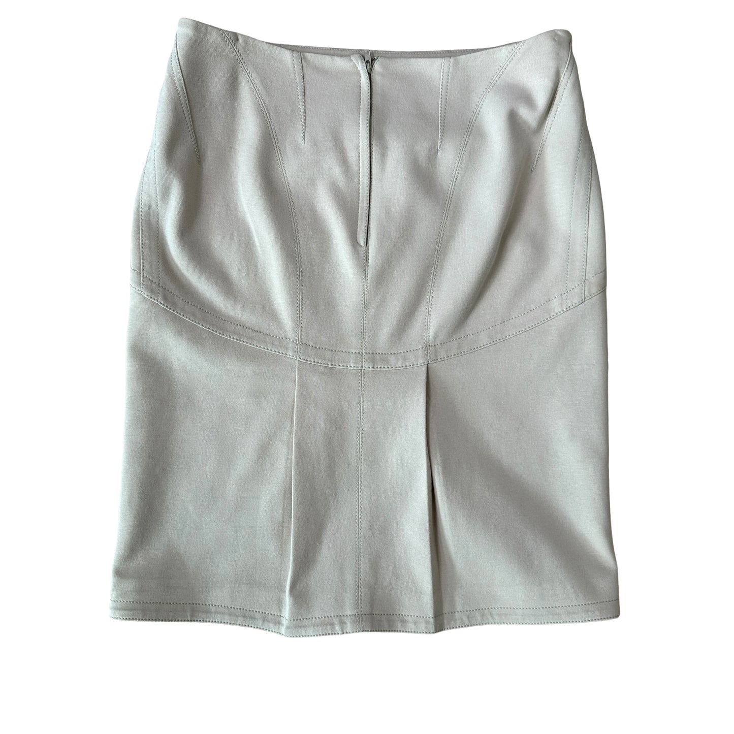 Beige Vintage Mini Skirt - M