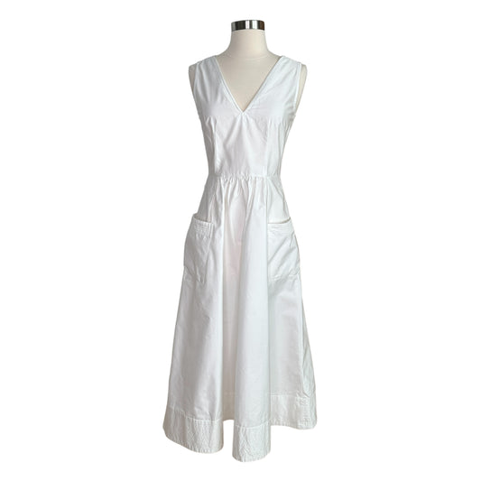 White Pockets Dress - XS
