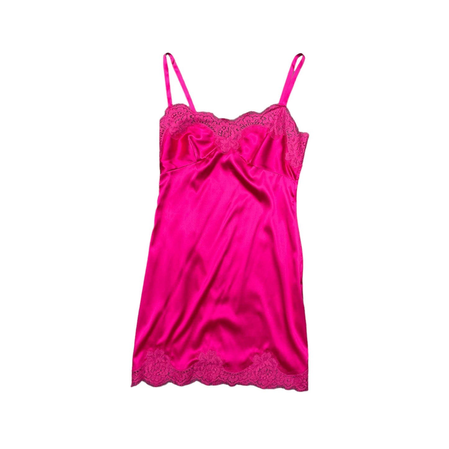 Pink Floral Dress - M