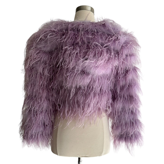 Purple Feather Jacket - XS/S