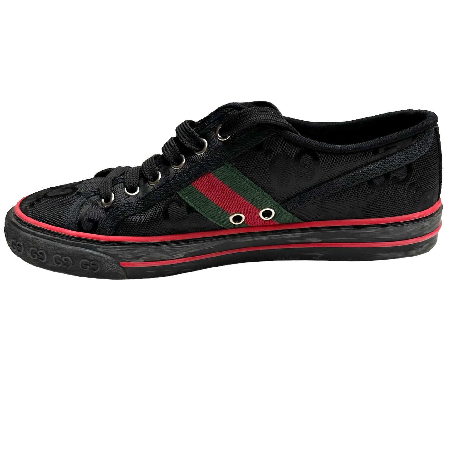 Monogram Black Sneakers - 8.5