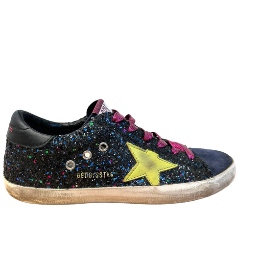 Navy Sparkles Sneakers - 9