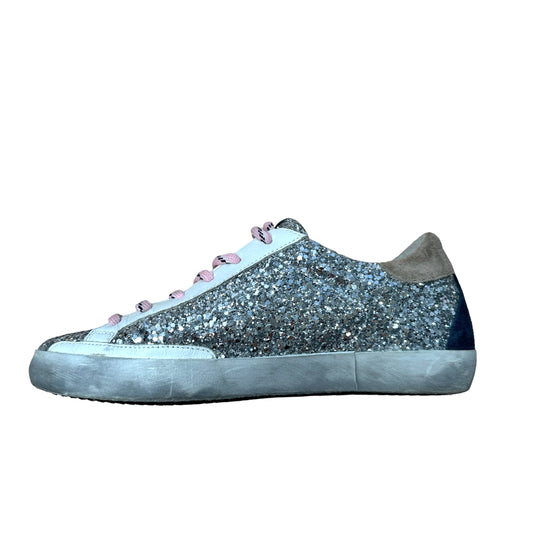 Silver Sparkles Sneakers - 9