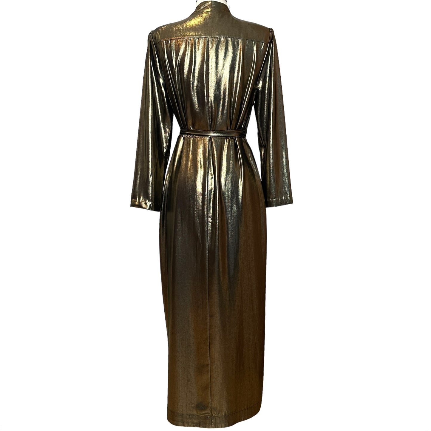 Gold Long Dress - M
