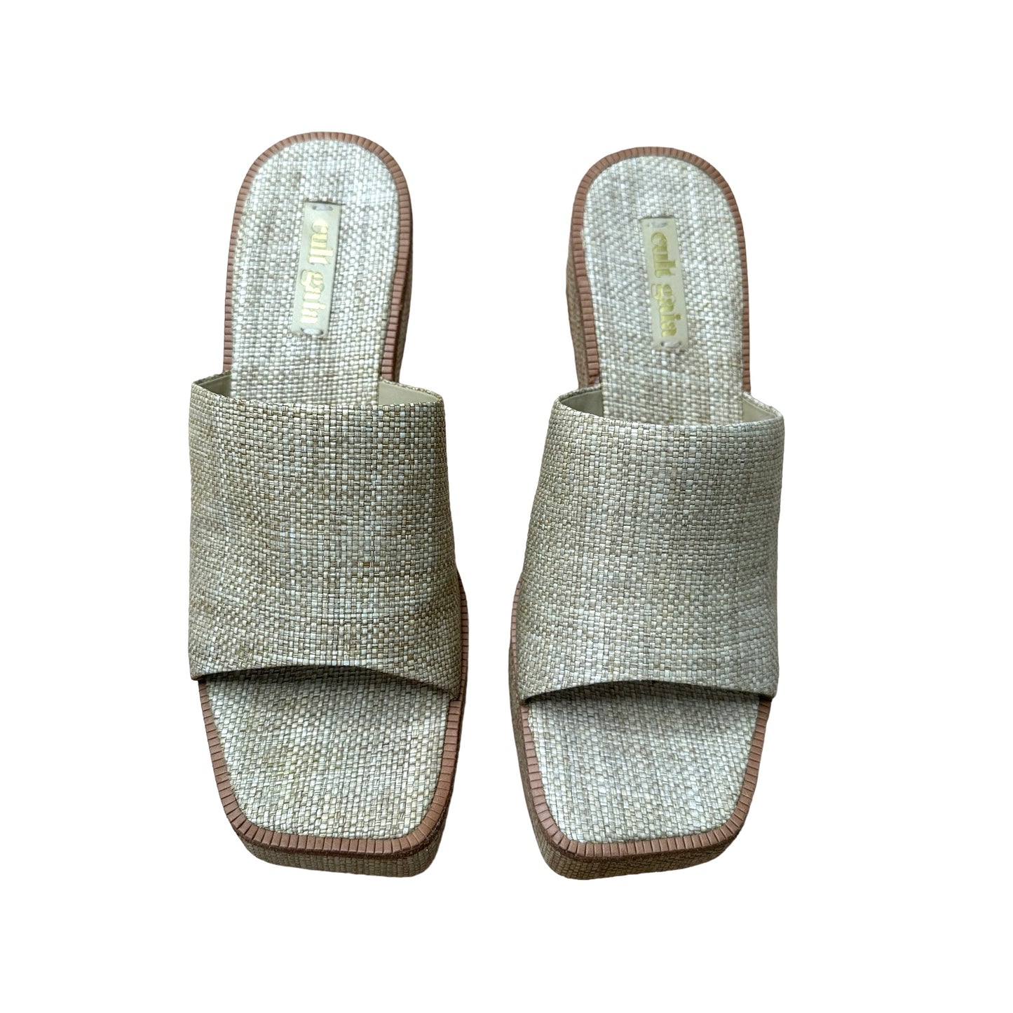 Raffia Platform Slides - 8.5